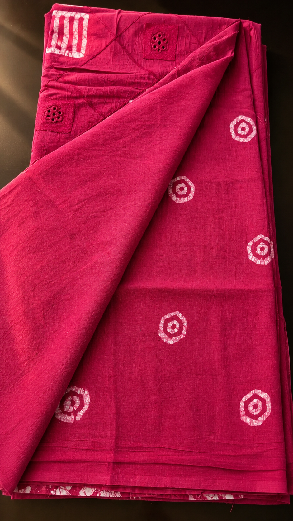Cotton Saree | Handloom Everyday Wear (Pink)