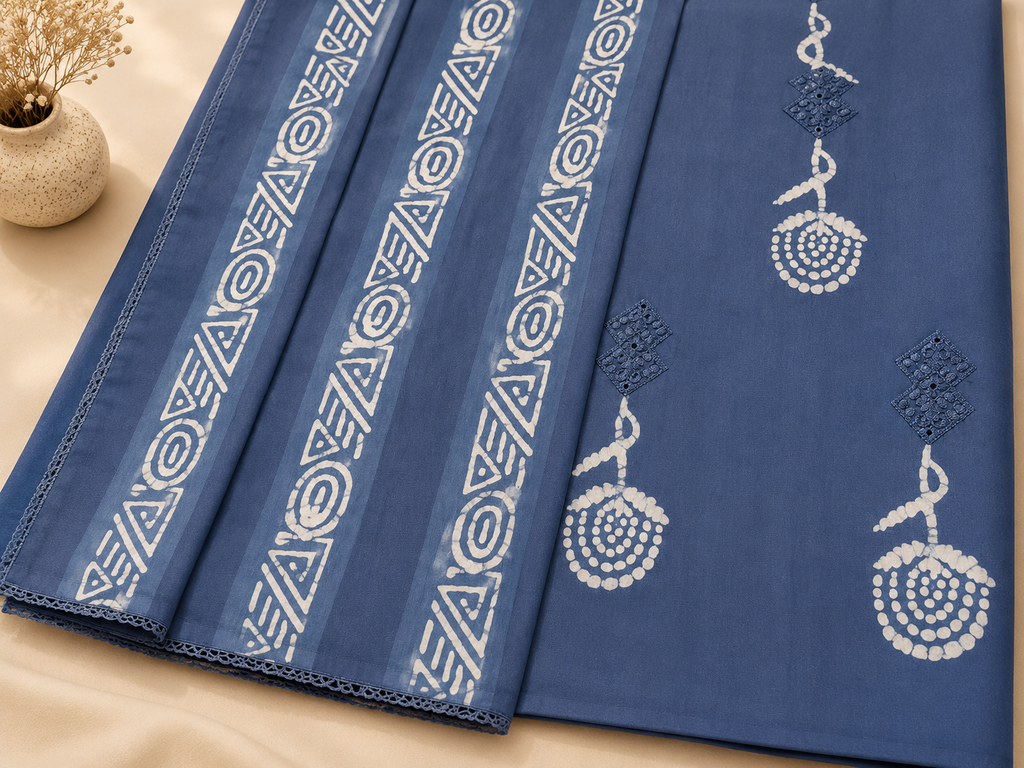 Cotton Saree | Handloom Everyday Wear (Blue)