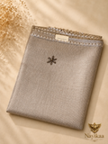 Kota Doria | Hand Embroidery (Gray)