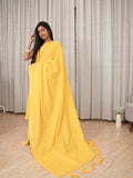 Sunlit Marigold Saree