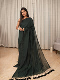 The Emerald Muse Saree