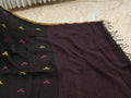 Nisha Tara Black Linen Silk Jamdani Saree