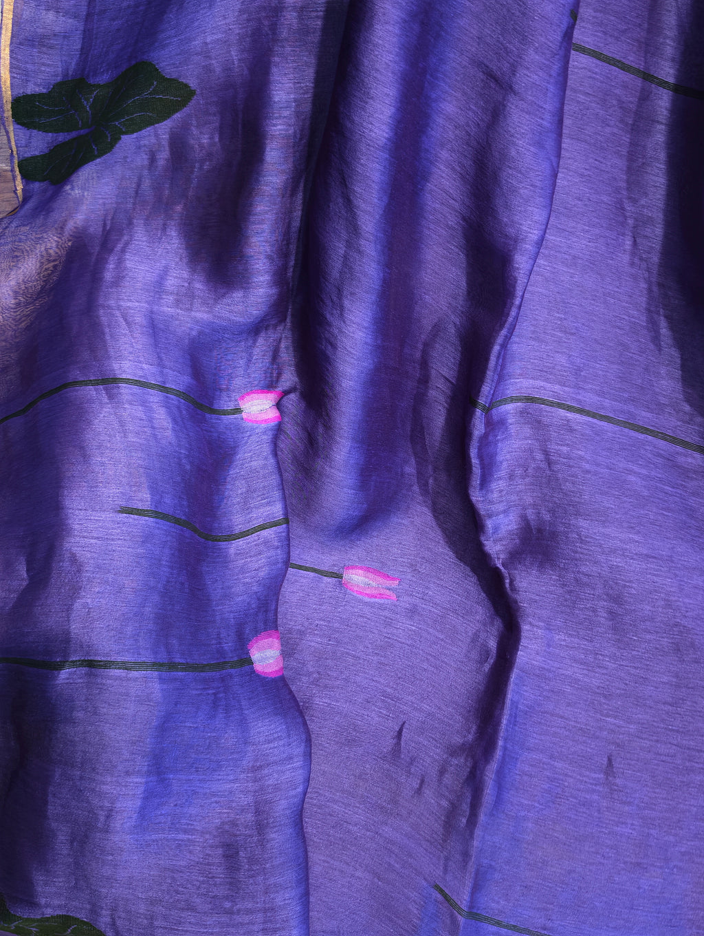 Jamuni Padma – Purple Matka Silk Jamdani Saree